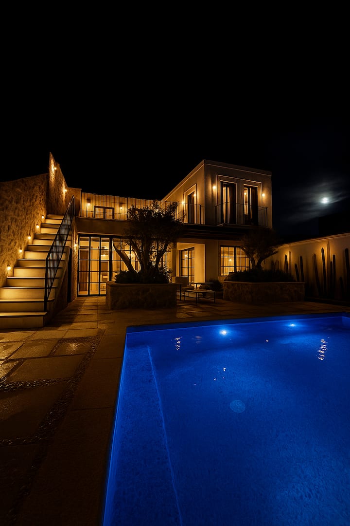 Family Lux: Private Pool 84°f +Firepit & Billiard - México
