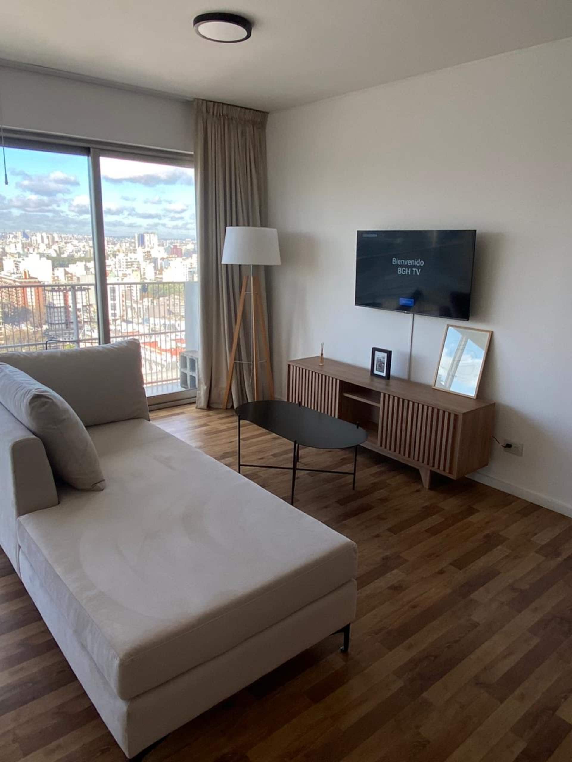 Квартира с 1 спальней на 22-м этаже в San Telmo
