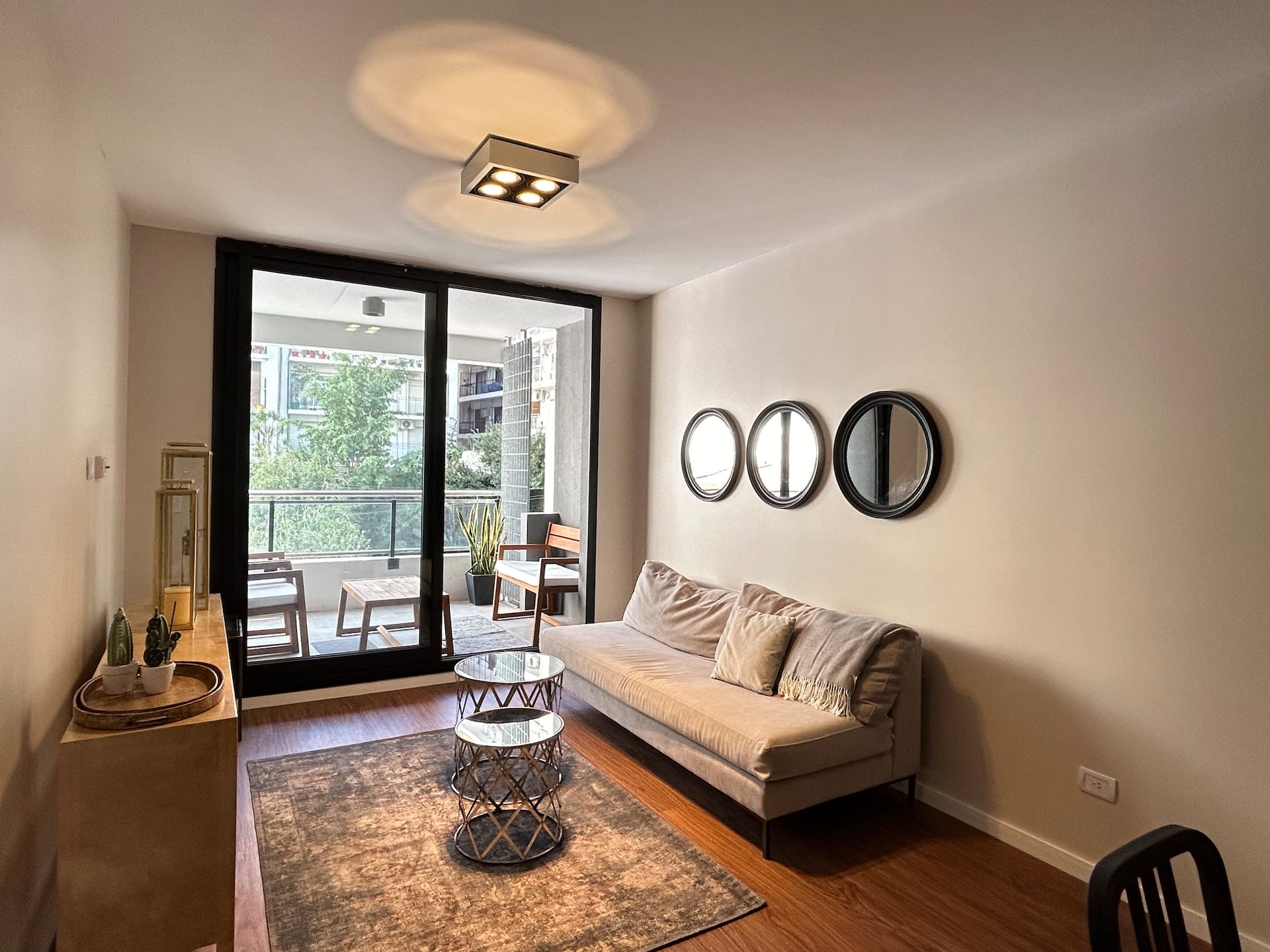 Departamento amoblado de 2 ambientes con pileta en Caballito