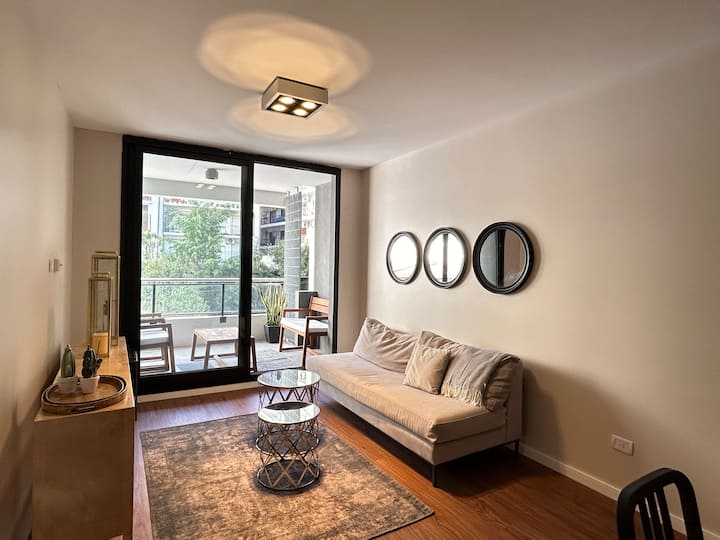 Departamento amoblado de 2 ambientes con pileta en Caballito