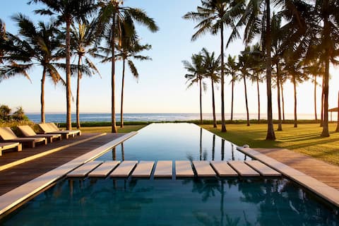 Unique Beachfront House *Serenity*Luxury*6BR*Chef*