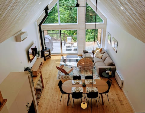 Successful Airbnb property: Chalet at Mont-Édouard – Les 3 Versants 38-B in L'anse Saint Jean