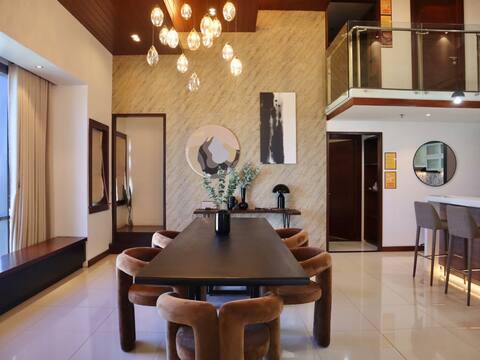 Stylish Scandinavian Penthouse [3BR, Central, Gym]