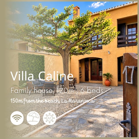 Caline | Wi-Fi, A/C, near the Beach by Milie