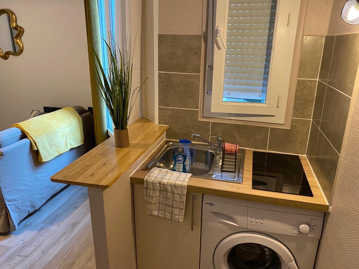 Propriété Airbnb réussie: Studio Center of Vichy. 150 m from the Opera, Palais des Congrès à Allier