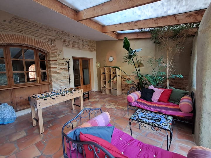 Grand Gîte Avec Jardin - Samatan