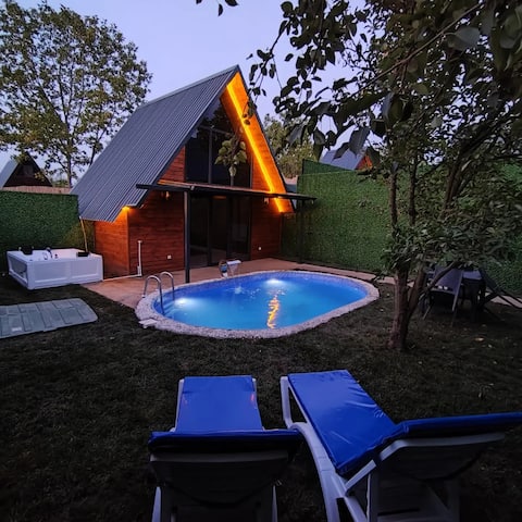 Sapanca 1+1 Bungalow [ Jacuzzi & Pool ]