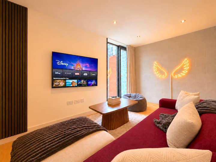 Luxury Townhouse 4br I Roof Terrace I Free Parking - Manchester