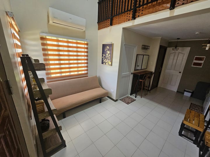 Sala, Dining Area, Bar Counter and Kitchen with 2.5hp Split Type Aircon