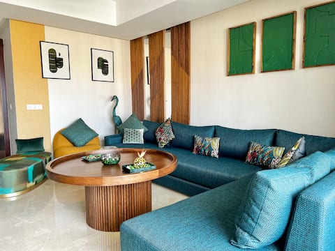 Architect-Designed with sea view&Pool in Taghazout