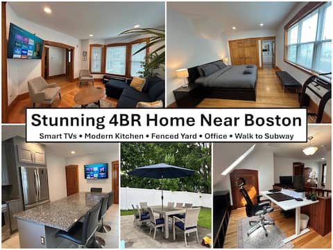 Stunning Home Near Boston Cambridge Tufts Salem