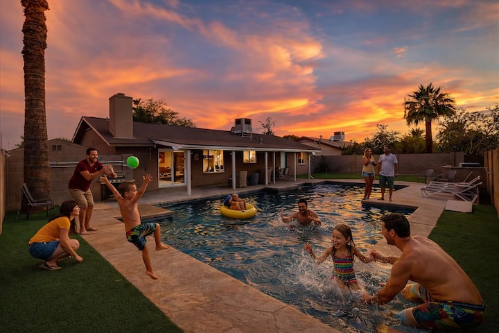 Resort Sized Heated Pool! 3 Hole Golf Green! - Phoenix