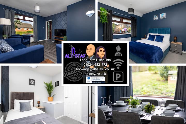 3 Br | Week/month Stays | Contractors | Fast Wifi - Leeds