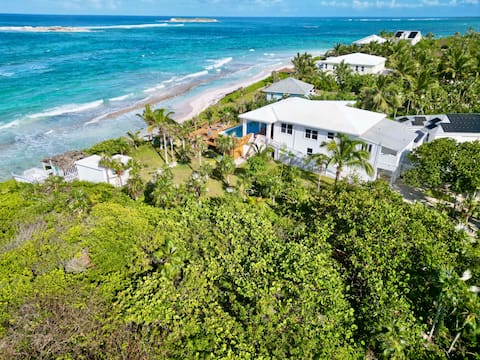 Ocean Front  in Double Bay Eleuthera  with pool