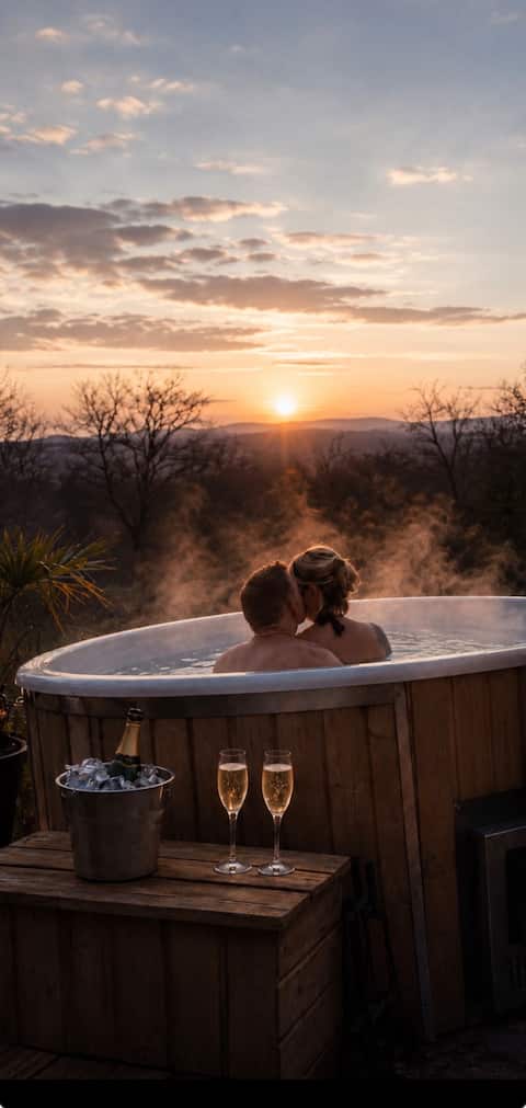 Romantic Tiny House/Private Spa & Pool