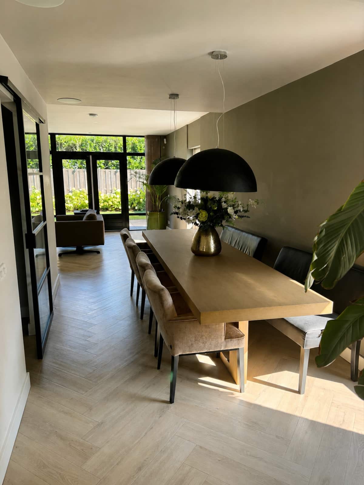Comfortabele zithoek in de woonkamer