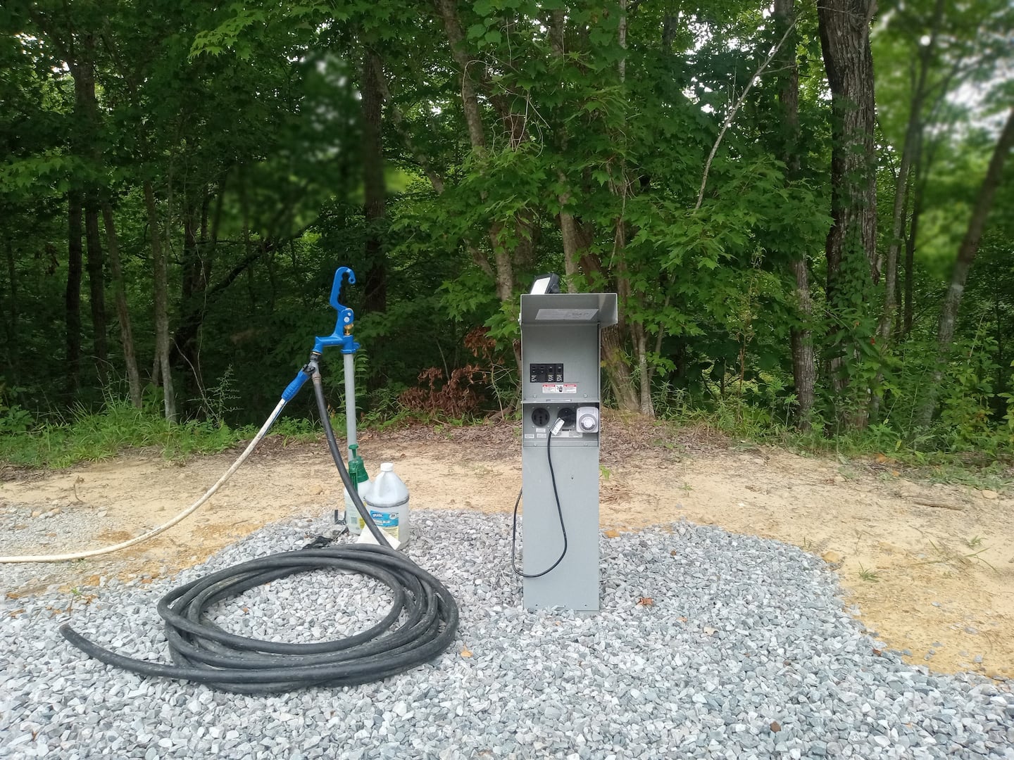 Nearby trail entrance