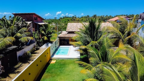 Recanto Coqueiros large house in Taipu 12 guests