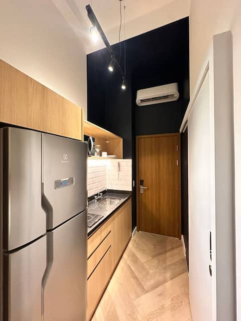 Top Airbnb: New Studio apartment next to Allianz + pool/gym in Perdizes