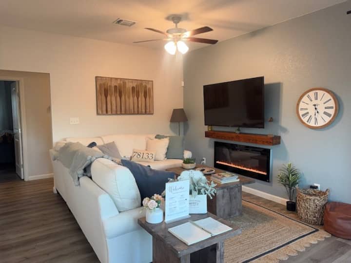 อบอุ่นและสะดวกสบายพร้อมเตาผิง