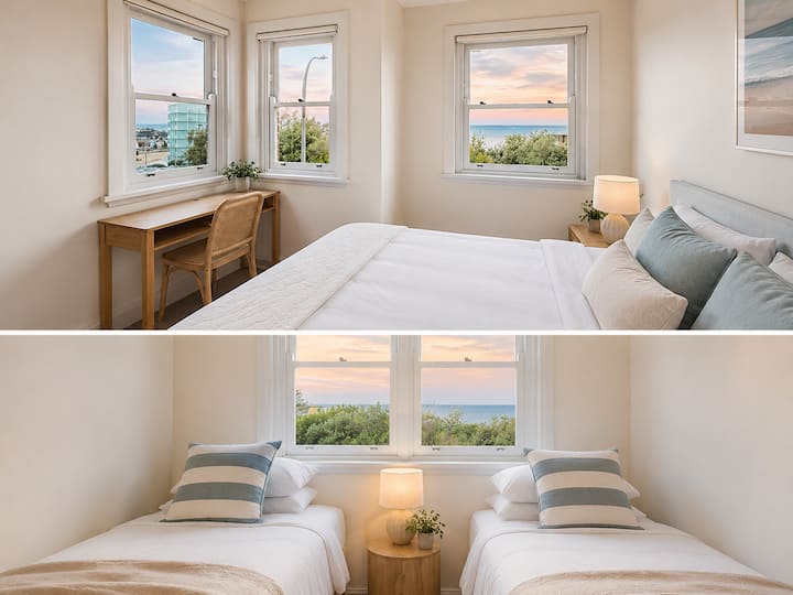 Ocean Views | Ac | 2 Mins To Beach, Cafes, Pools - Sidney