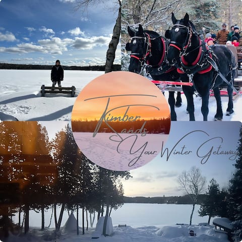 Timber Sands Cottage + Cabin -Cozy & Rustic Luxury