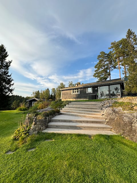Twin Cabins by the Lake - 30 Min from Oslo