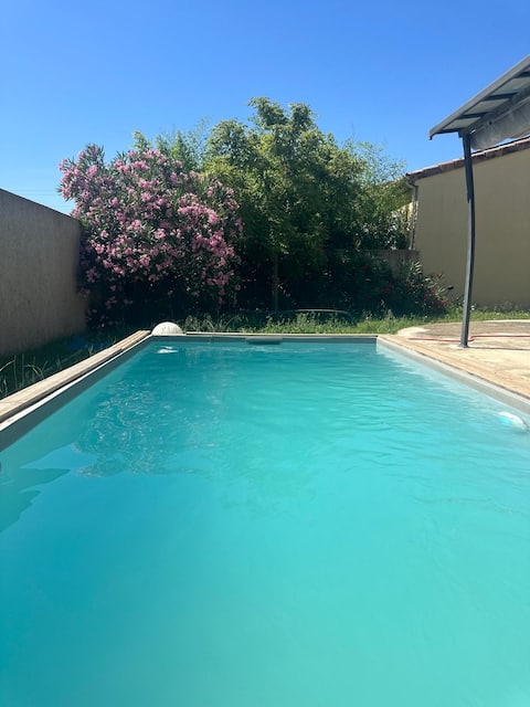 House with a private pool