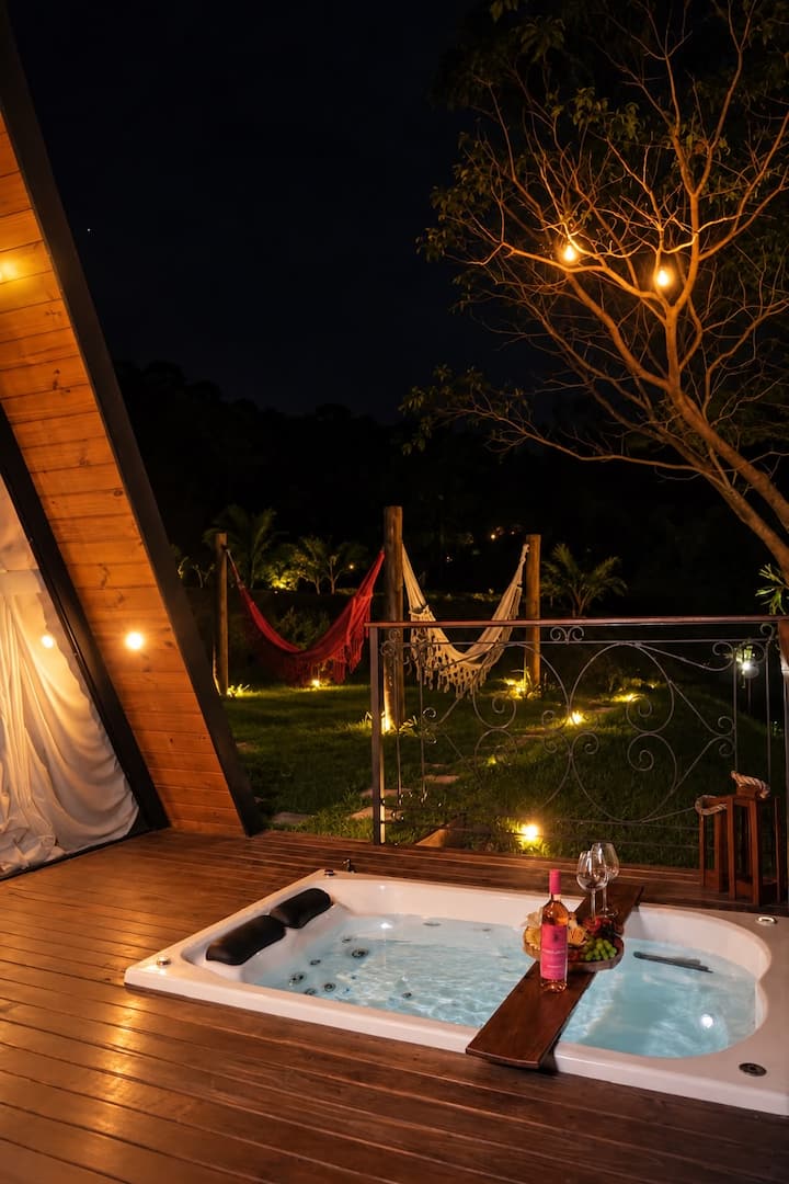 Super Luxury Romantic Cabins in the Serra de Areia-PB
