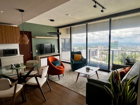 Central 2BR A/C Apt w/ Stunning City View & Pool