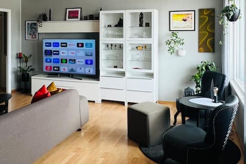 Popular Airbnb listing: Trondheim South. Free parking in Heimdal