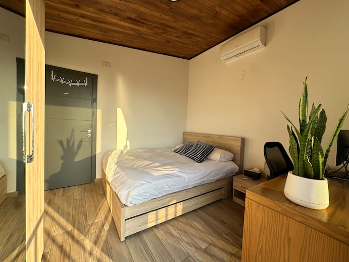 Bedroom at Beachfront Chalet, Madfoun, Madfoun, Batroun coast