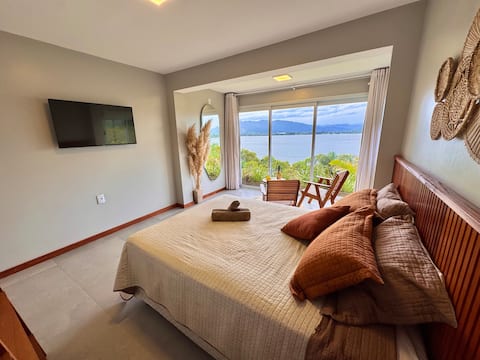 Top Airbnb: Beautiful view 01 - Our backyard is the lagoon em Imbituba