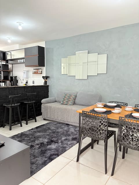 Modern ground floor with 2 Air and Wi-Fi — book now!