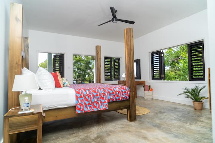 Geweldig uitzicht vanuit het comfort van je slaapkamer