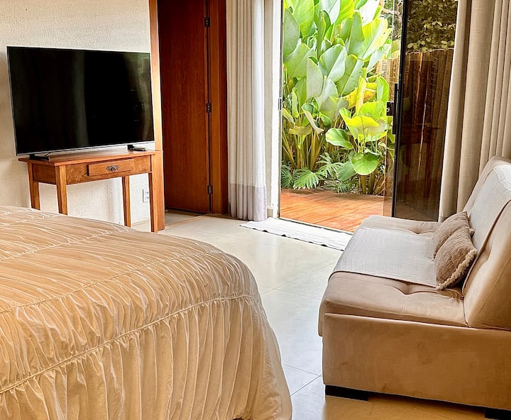 Casal Mawê Falls Suite.
TV with Netflix and Internet.