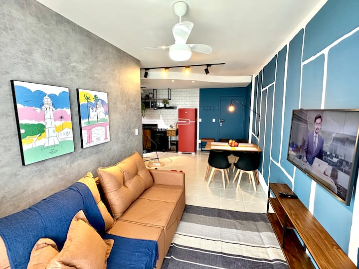 G1104-parc 6x S/juros/frente Mar/piscina/ar/vaga - Vila Velha