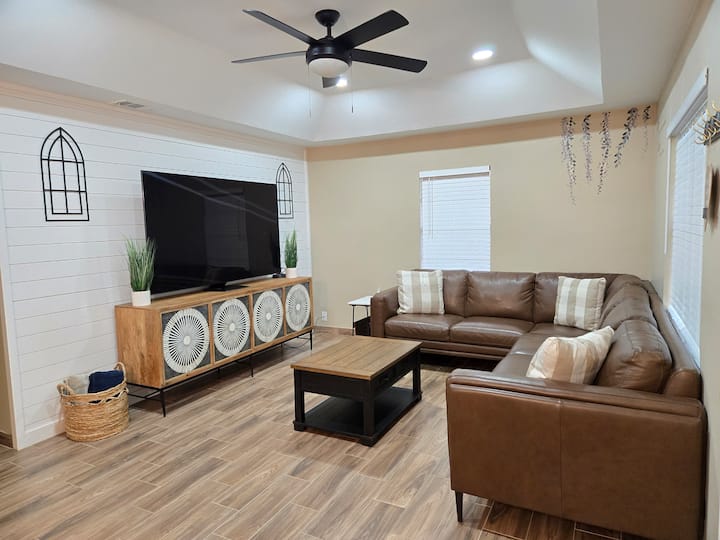 Starlit Movie Nights: Cozy Home for families