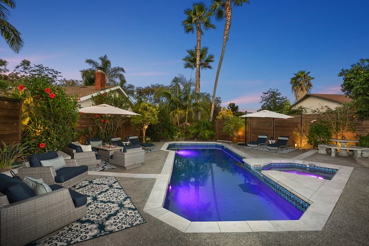 Wellness Retreat w Luxurious Pool Spa & ColdPlunge - Houses for Rent in ...