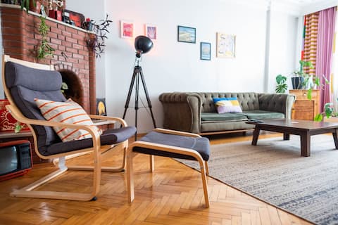3+1 Apartment Near Bars Street in the City Center