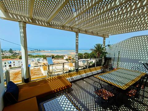 p6 duplex with lagoon view and three pools