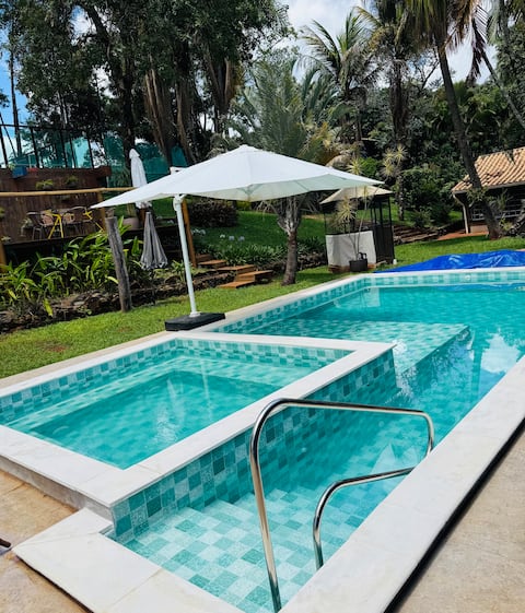 Ranch with full leisure in condominium - 50 km from BH