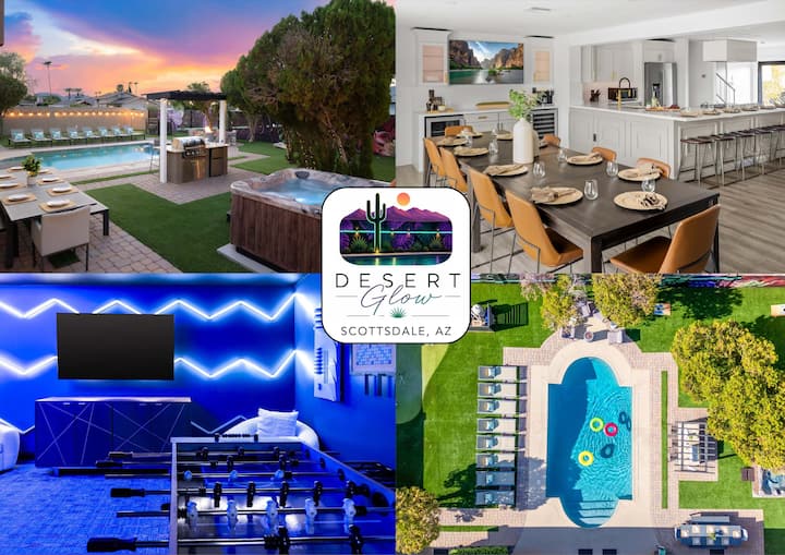Backyard Arcade | Mini Golf, Pool & Hot Tub - Scottsdale, AZ