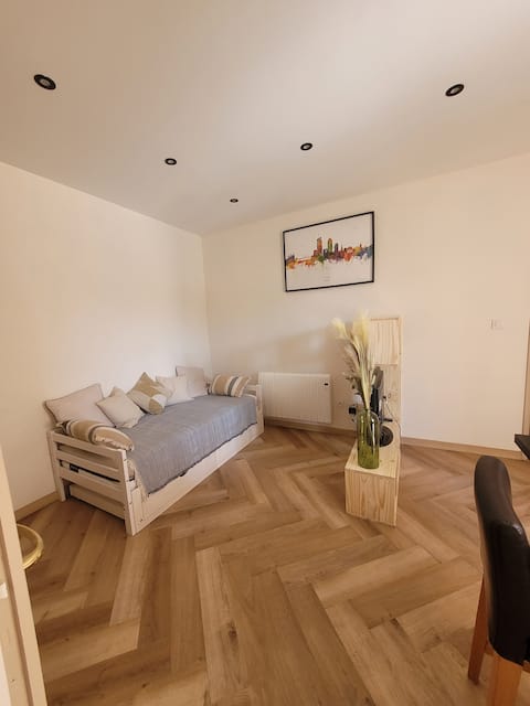 Top Airbnb: Cozy renovated apartment | Quiet | 20 min to downtown Lyon in Caluire Et Cuire