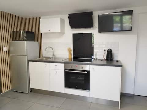 studio near the city center