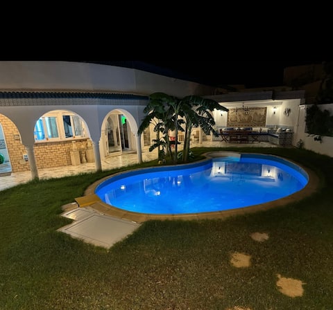 villa in a waterfront residence