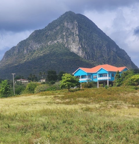 Tranquil Piton and ocean view-Tropical Oasis Villa