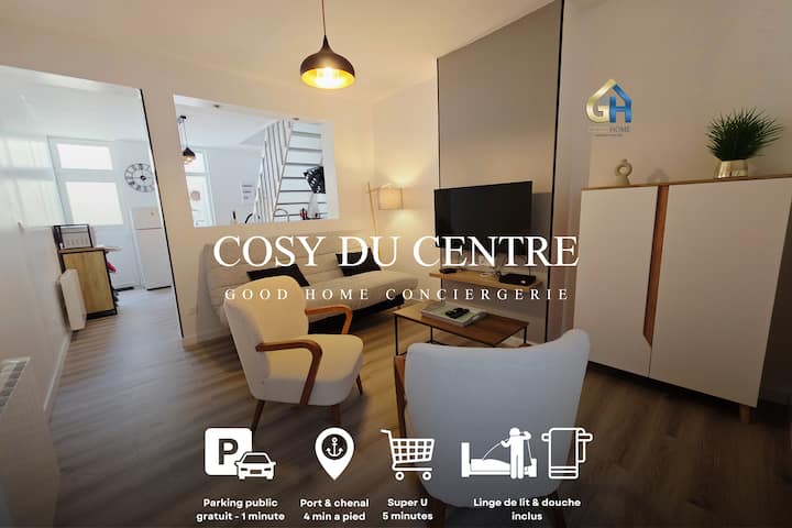 *Le Cosy du Centre* Close to the beach and Port