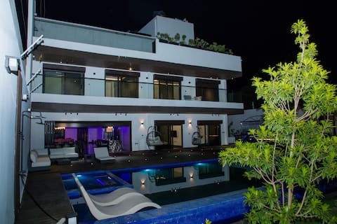Luxury beachfront villa