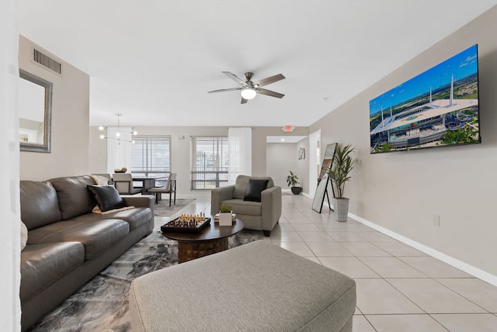 Epic! 3mi~hard Rock Stadium|king Bed-grill-parking - Miramar, FL